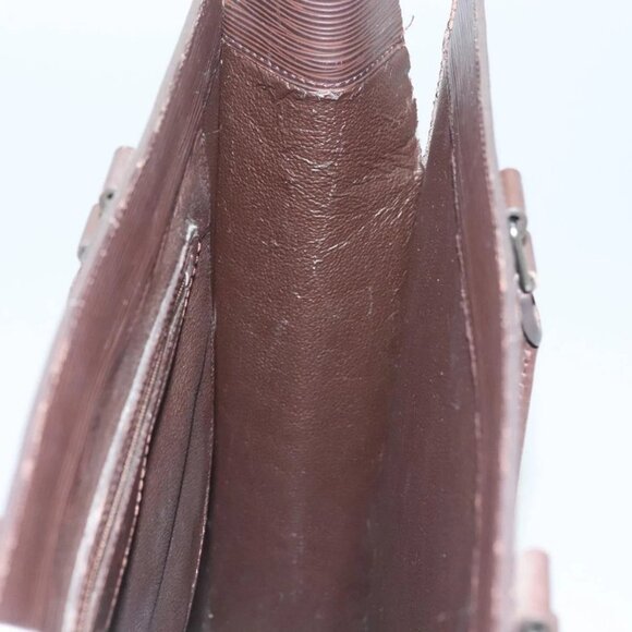 LOUIS VUITTON Epi Sac Plat Hand Bag Mocha LV Auth - Picture 11 of 16